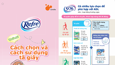 紙おむつの選び方・使い方資料　ベトナム語