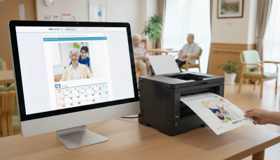 印刷らくらく！会話が弾む「思い出フォトカレンダー」